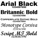 Vinyl Lettering/ Numbering - Single Line