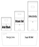 Vinyl Lettering/ Numbering - Single Line