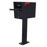 In Stock Front Access Standard Letter Locker Black