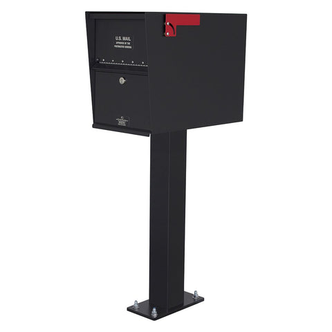In Stock Front Access Standard Letter Locker Black