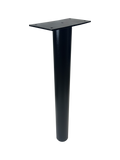 Poste de aluminio/acero de 36" para empotrar en el suelo
