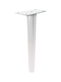 Poste de aluminio/acero de 36" para empotrar en el suelo