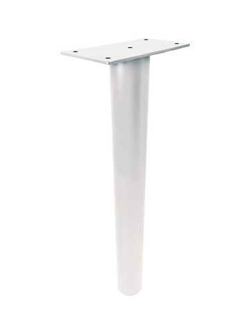Poste de aluminio/acero de 36" para empotrar en el suelo