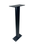 Poste de montaje en superficie de aluminio/acero de 36"