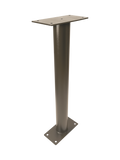 Poste de montaje en superficie de aluminio/acero de 30"