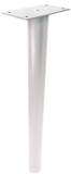 Poste de aluminio/acero de 48" para empotrar en el suelo
