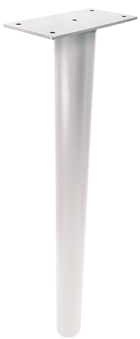 Poste de aluminio/acero de 48" para empotrar en el suelo