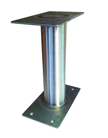 Poste de montaje en superficie de acero inoxidable de 16"