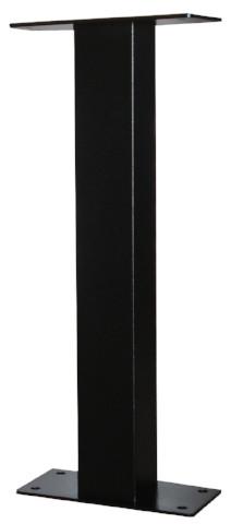 Poste de montaje en superficie de aluminio/acero de 30"