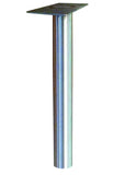 Poste de acero inoxidable de 48" para empotrar en el suelo