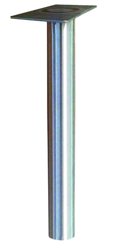 Poste de acero inoxidable de 60" para enterrar