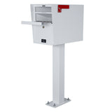 In Stock Front Access Standard Letter Locker White