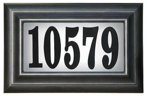 Edgewood Classic Lighted Address Plaque Kit